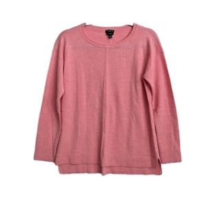 TALBOTS 100% Merino Wool Sweater Pink Size Medium Petite